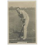 Philip Francis Cunningham Williams. M.C.C. & Gloucestershire 1906-1925. Phillips 'Pinnace' premium