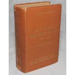 Wisden Cricketers' Almanack 1937. 74th edition. Original hardback. Some light wear to board