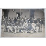 FreeForesters tour to Egypt 1927. Original official mono photograph of the teams for the first match
