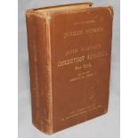 Wisden Cricketers' Almanack 1913. 50th (Jubilee) edition. Original hardback. Worn and faded