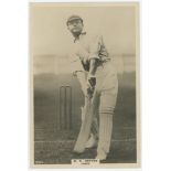 Myles Noel Kenyon. Lancashire 1919-1925. Phillips 'Pinnace' premium issue cabinet size mono real