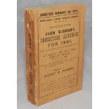 Wisden Cricketers' Almanack 1891. 28th edition. Original paper wrappers. Some wear and small loss to