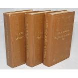 Wisden Cricketers' Almanack 1895, 1896 & 1897. 32nd, 33rd and 34th editions. All three uniformly