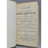 Wisden Cricketers' Almanack 1896 & 1897. 33rd and 34th editions. Both uniformly bound in red/