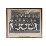 Australia tour of England 1926. Large and impressive official sepia photograph of the Australian