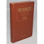 Wisden Cricketers' Almanack 1942. 79th edition. Original hardback. Only 900 hardback copies were