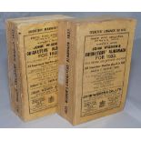 Wisden Cricketers' Almanack 1932 & 1933. 69th and 70th editions. Original paper wrappers. The 1932