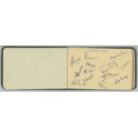 Thomas Neill Pearce. Essex 1929-1950. Small autograph album of County signatures personally