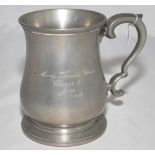 Dennis Brian Close. Yorkshire, Somerset & England 1949-1977. Crown & Rose cast one pint pewter