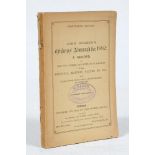 Wisden Cricketers' Almanack 1882. 19th edition. Original paper wrappers. Booksellers handstamp to