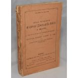 Wisden Cricketers' Almanack 1883. 20th edition. Original paper wrappers. Some wear with loss to