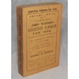 Wisden Cricketers' Almanack 1895. 32nd edition, Second issue. Original paper wrappers. Very good/