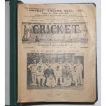 'Cricket: A Weekly Record of the Game' and 'Rugby, Football & Cricket'. Volume XXX. Numbers 860-