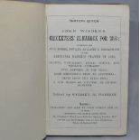 Wisden Cricketers' Almanack 1893. 30th edition. Bound in green board, lacking original paper