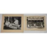 Cricket photographs 1920s-1940s. Four original mono photographs each laid to mount. Photographs