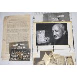 Thomas William Spencer. Kent 1935-1946. Test umpire. Photograph album comprising original press