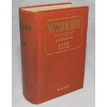 Wisden Cricketers' Almanack 1958. Original hardback. Minor wear to boards otherwise in good