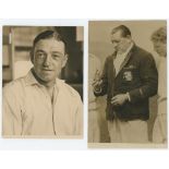 England Test and County cricketers 1920s-1960s. Red album comprising a good selection of over