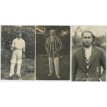 Sussex C.C.C. 1900s-1930s. Eight mono real photograph postcards of Sussex players including W.L.