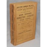 Wisden Cricketers' Almanack 1895. 32nd edition. Original paper wrappers. Minor to spine paper with