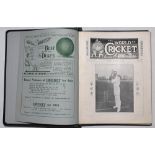 'The World of Cricket'. 1914. Edited by A.C. MacLaren. Volume 1. No.1-23. Complete run of twenty