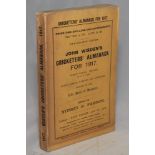 Wisden Cricketers' Almanack 1917. 54th edition. Original paper wrappers. Some general wear and age