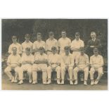 Yorkshire C.C.C. 1927 and 1928. Two official mono photographs of the Yorkshire teams with the