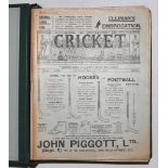 'Cricket: A Weekly Record of the Game'. Volume XXII. Numbers 620-649. January 29th to December