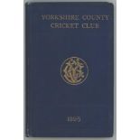 Yorkshire C.C.C. annual 1895. 3rd annual issue. 134pp plus eighteen 'notes' pages as issued.