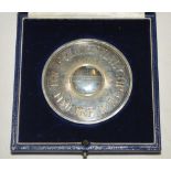 Thomas William Spencer. Kent 1935-1946. Cricket World Cup Final 1975. Silver medal presented to