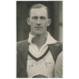 Alfred Vardy 'Alf' Pope. Derbyshire 1930-1939. Mono real photograph plain back postcard of Pope,