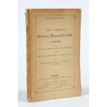 Wisden Cricketers' Almanack 1880. 17th edition. Original paper wrappers. Minor wear with small