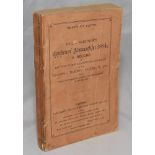 Wisden Cricketers' Almanack 1884. 21st edition. Original paper wrappers. Some general wear and