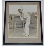 Arthur Brian Sellers. Yorkshire 1932-1948. Large and impressive original mono photograph of