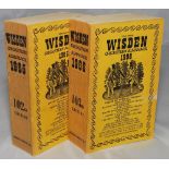 Wisden Cricketers' Almanack 1965 & 1966. Original limp cloth covers. Minor age toning to spines,