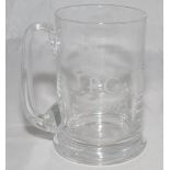 Dennis Brian Close. Yorkshire, Somerset & England 1949-1977. Excellent pint size glass tankard by