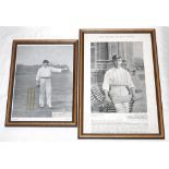 Schofield Haigh, Yorkshire & England 1895-1913, and David Denton, Yorkshire & England 1894-1920.