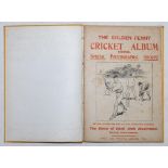 'The Golden Penny Cricket Album' 1902 and 1903. Two original issues bound together in yellow boards,