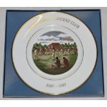 'Marylebone Cricket Club. 1787-1987'. Wedgwood china plate produced to commemorate the