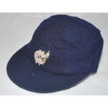 Hugh Mervyn Winfield. Nottinghamshire 1954-1966. Nottinghamshire navy blue cloth 2nd XI cap, by