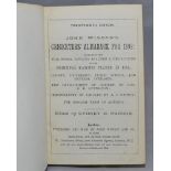 Wisden Cricketers' Almanack 1892 & 1894. 29th and 31st editions. Both uniformly bound in red boards,