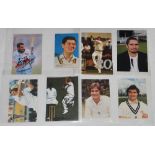 Signed trade and postcards 1960s-1990s. A collection of over one hundred signed trade and