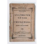 'The Guide to Cricketers containing full directions for playing the noble and manly game of