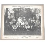 'Burnham Town Hockey Club Season 1910-11'. Excellent photograph of the team, standing and seated
