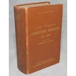 Wisden Cricketers' Almanack 1924. 61st edition. Original hardback. Minor wear to board corners and