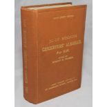 Wisden Cricketers' Almanack 1921. 58th edition. Original hardback. Very good condition with bright