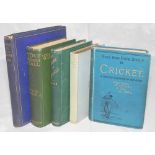 Victorian cricket books. 'Jerks in from Short Leg', R.A. Fitzgerald (Quid), London 1866. 'Cricket. A