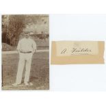 Arthur Fielder. Kent & England 1900-1914. Excellent sepia real photograph postcard of Fielder,