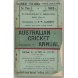 'The Australian Cricket Annual'. First Year 1896. A complete Record of Australian Cricket in 1895/