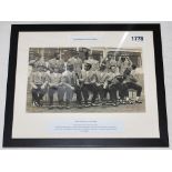 Ryder Cup 1969. Excellent original mono photograph of the British Ryder Cup team, sitting and